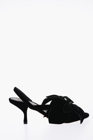 9cm Velvet Sandals