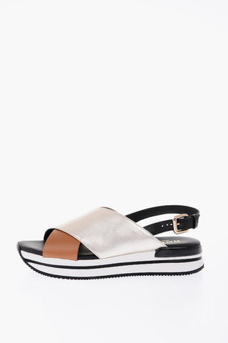 leather Keyhole Sandals