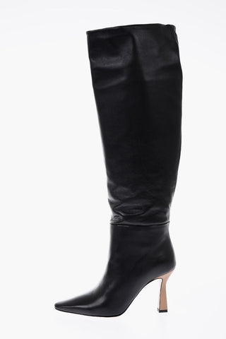 10cm leather LINA Knee boots