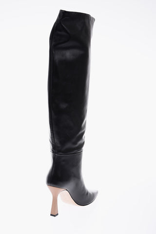 10cm leather LINA Knee boots