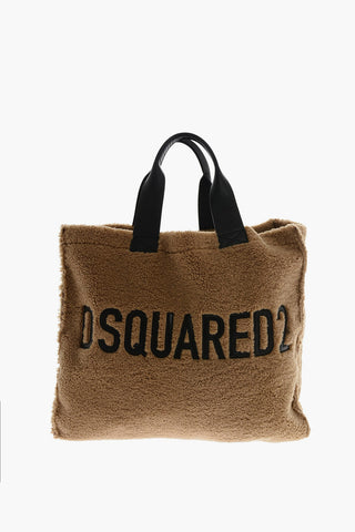 Leather Trimmings Teddy Tote Bag