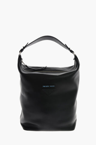 Borsa Hobo in Nappa con Tracolla Removibile