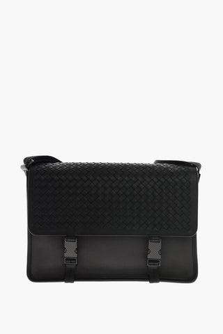 Braided Leather Messanger Bag