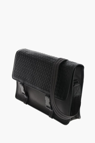 Braided Leather Messanger Bag