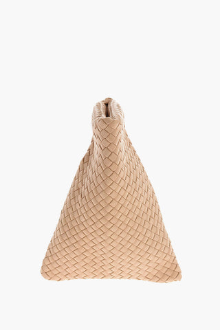 Braided Soft Leather Clutch