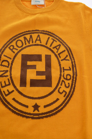 maglia girocollo BOLLO con ricamo