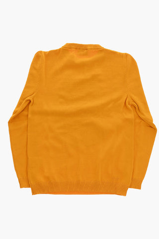 maglia girocollo BOLLO con ricamo