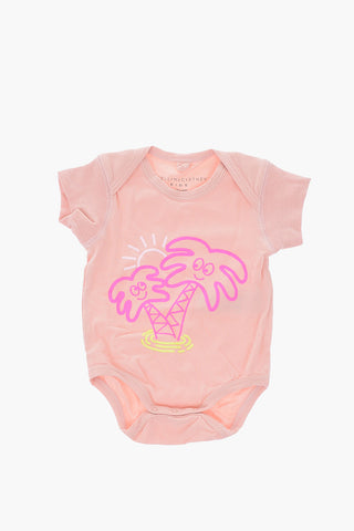 Set 2 Body stampati in cotone stretch