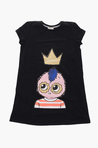 T-shirt girocollo con stampa