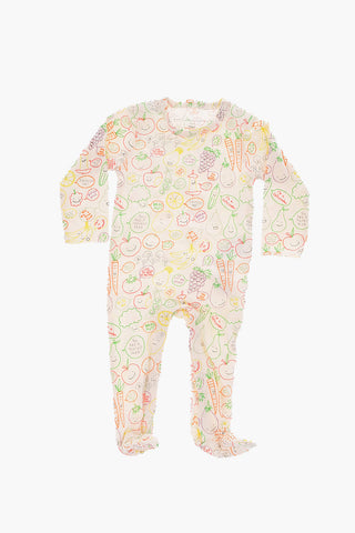 printed bodysuit and Romper set