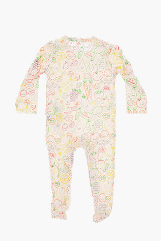 printed bodysuit and Romper set