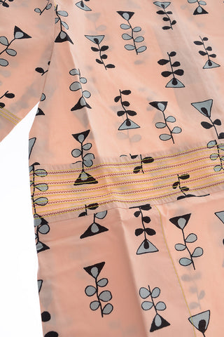 printed dress with zip closure