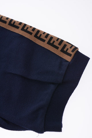 piquè cotton 3 button polo shirt