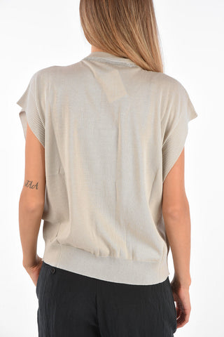 Sleeveless Full Zipped Sweatshirt