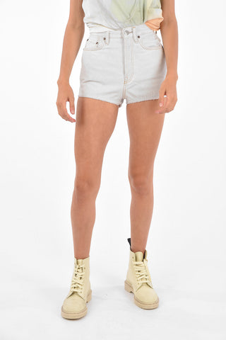 Denim High Waist Hot Pants