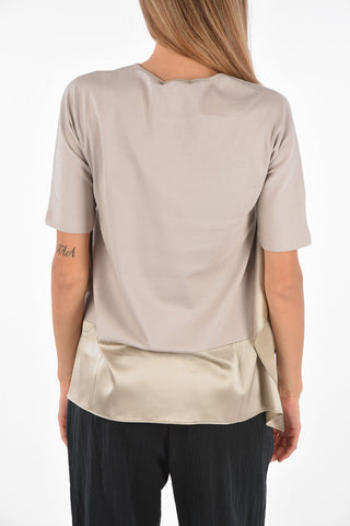 Short Sleeve Peplum Top