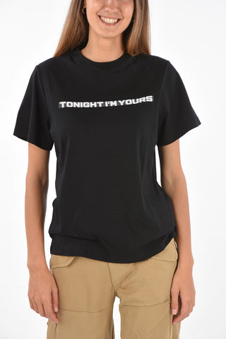T-Shirt Girocollo Stampata