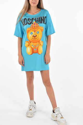 COUTURE! Logo Printed Short Sleeve Dress