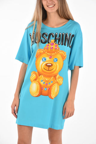 COUTURE! Logo Printed Short Sleeve Dress