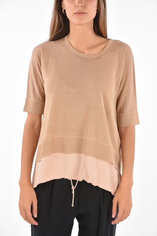 Unstructured Drawstring Top
