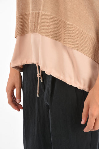 Unstructured Drawstring Top