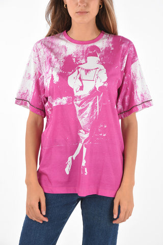 Oversized Jewel Sleeve T-Shirt