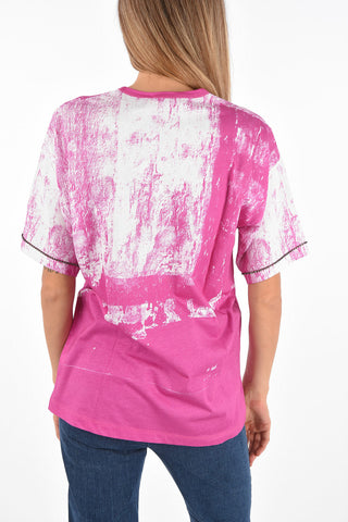 Oversized Jewel Sleeve T-Shirt