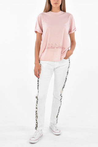 Logo Side Band Straight Fit Jeans