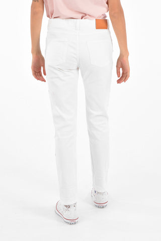 Logo Side Band Straight Fit Jeans