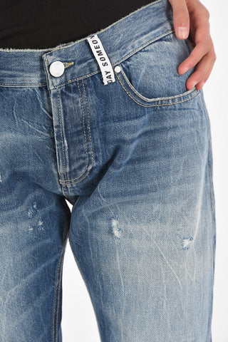 Distressed Boyfriend  Jeans