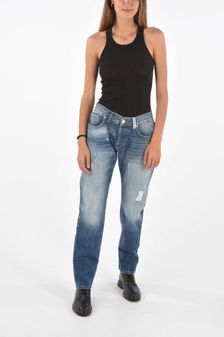 Distressed Boyfriend  Jeans