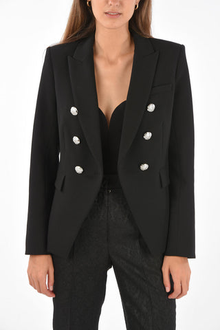 I AM A DICKEY JACKET Lined MILLER Double-Breasted Blazer
