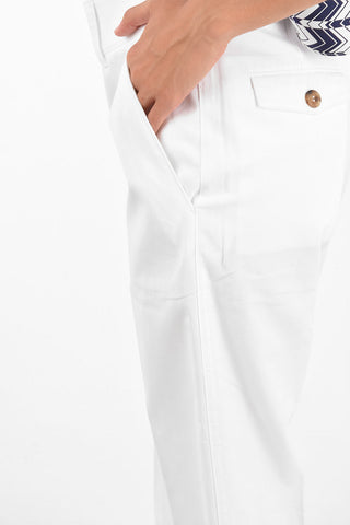 Cotton Cuffed Hem Pants