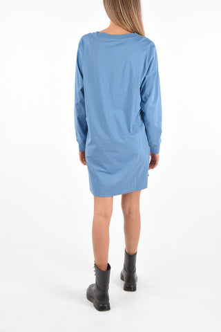 COUTURE! Logo Printed Long Sleeve Dress