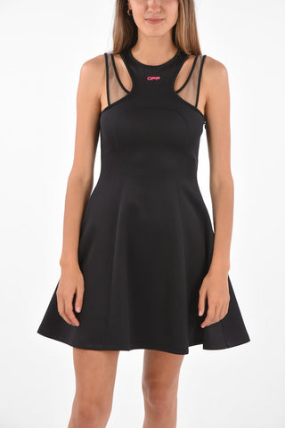 Unstructured Neck A-Line Dress