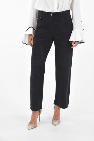 'S Pantaloni Wide Leg PANTONE in Suede