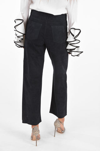 'S Pantaloni Wide Leg PANTONE in Suede