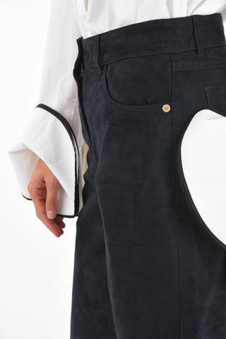 'S Pantaloni Wide Leg PANTONE in Suede