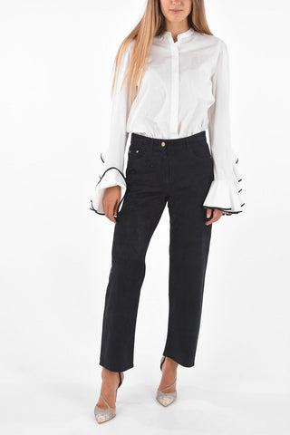 'S Pantaloni Wide Leg PANTONE in Suede