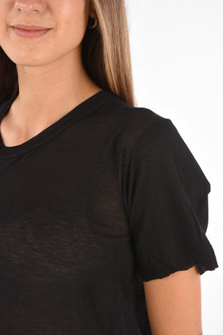 T-Shirt Girocollo in Cotone 
