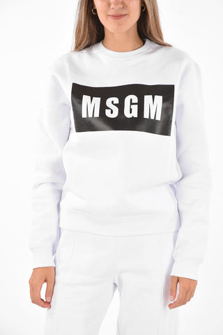 Logo Printed Crew-Neck Sweatshirt