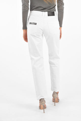 Mid-Waist Straight Fit Jeans