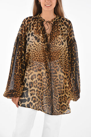 Silk Animal Printed Tunic