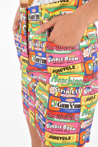 COUTURE! Denim CHEWING GUM Mini-Skirt