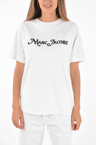 Beads Embellished Logo T-Shirt