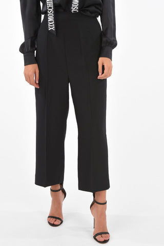 Pantaloni Wide Leg Crop