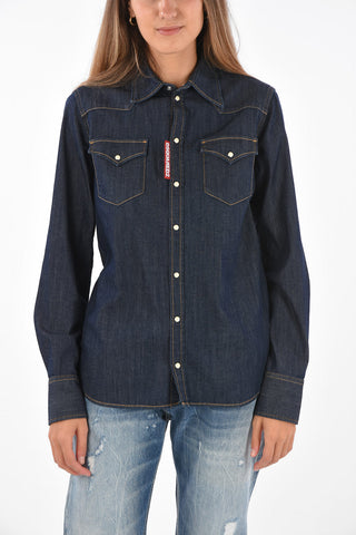 Denim Snap Button Shirt