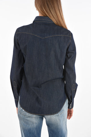 Denim Snap Button Shirt