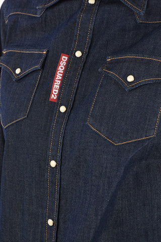 Denim Snap Button Shirt