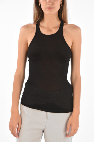 Tank Top a Costine Asimmetrico